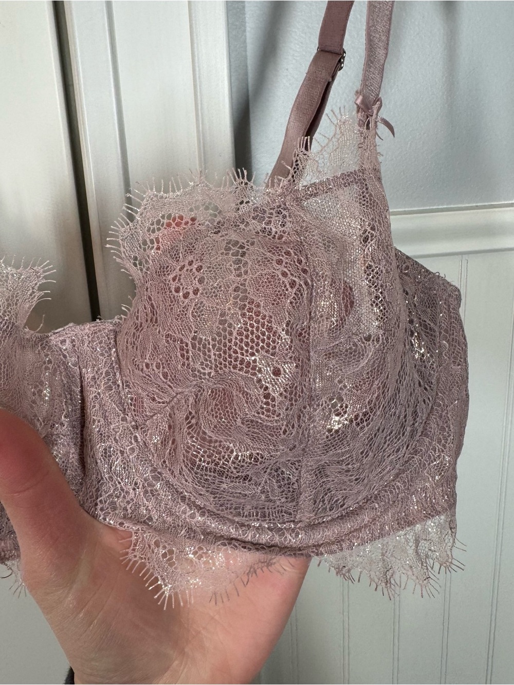 Victoria’s‎ Secret Dream Angels Demi Bra size 34D sexy sheer lace boudoir play - Picture 2 of 8